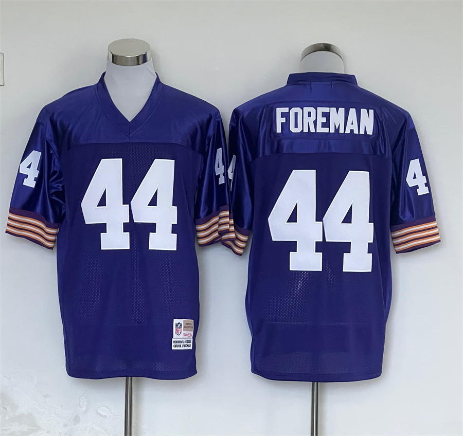 Men's Minnesota Vikings Chuck Foreman Mitchell & Ness Purple Legacy Jersey